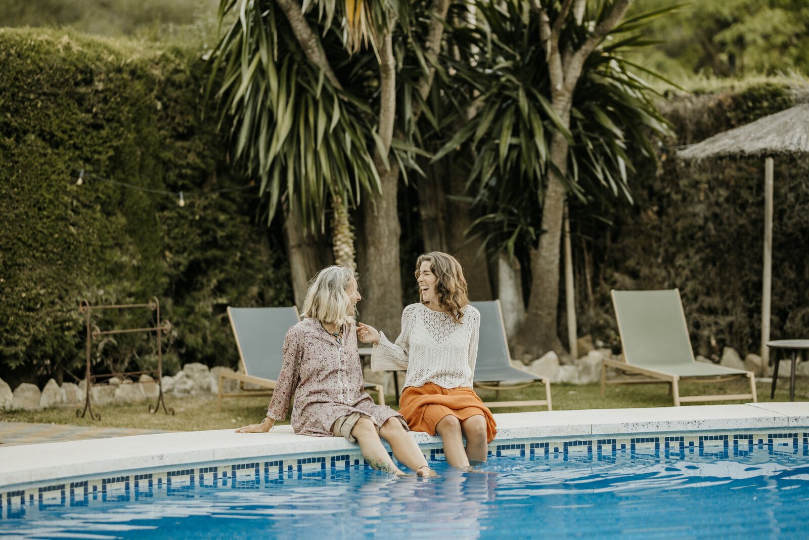 Auszeit zu zweit am Pool